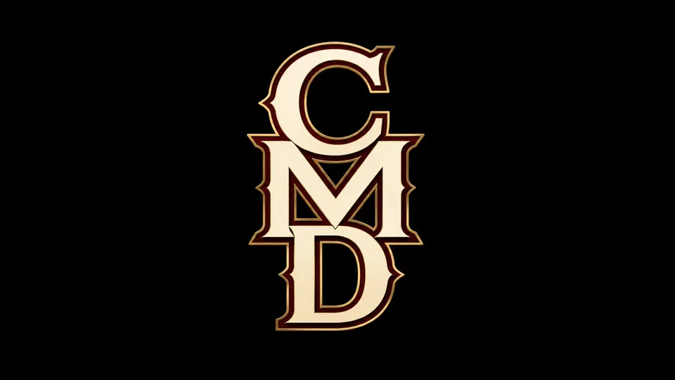Camden stacked monogram logo design