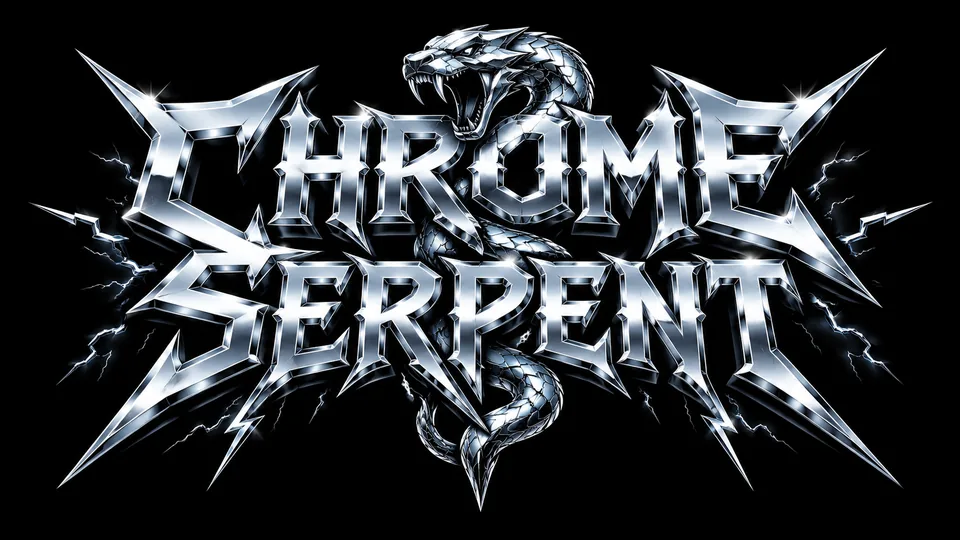Doom metal band logo generator example - gothic serif