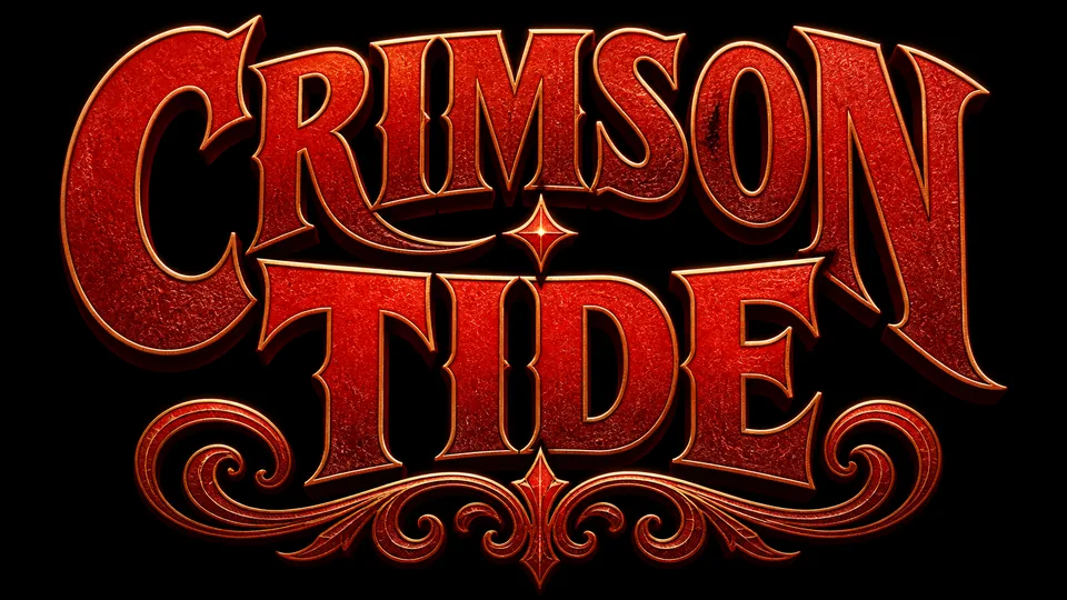 Crimson Tide classic rock band logo generator result