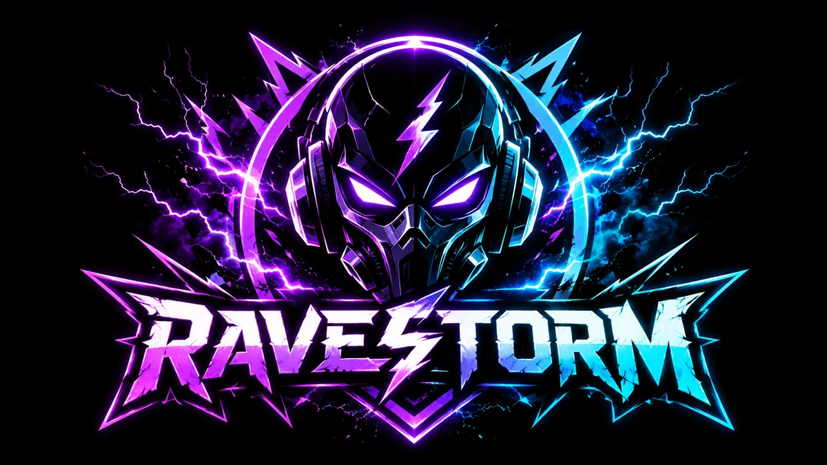 EDM mascot DJ logo creator result