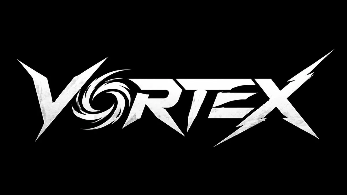 Vortex DJ name logo creator result