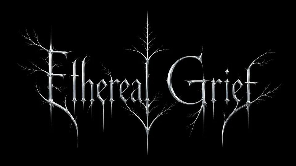 Ethereal Grief atmospheric black metal band logo