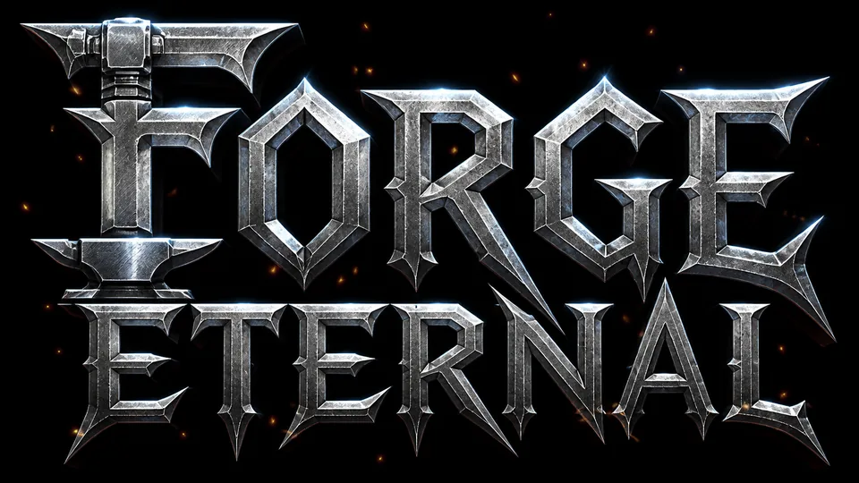 Forge Eternal metal band logo