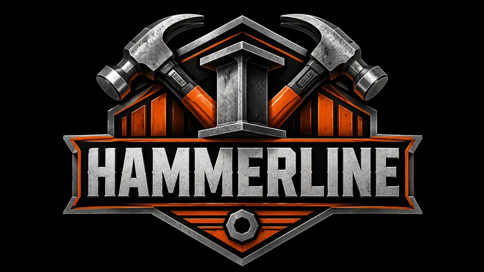 Hammerline general contractor logo idea