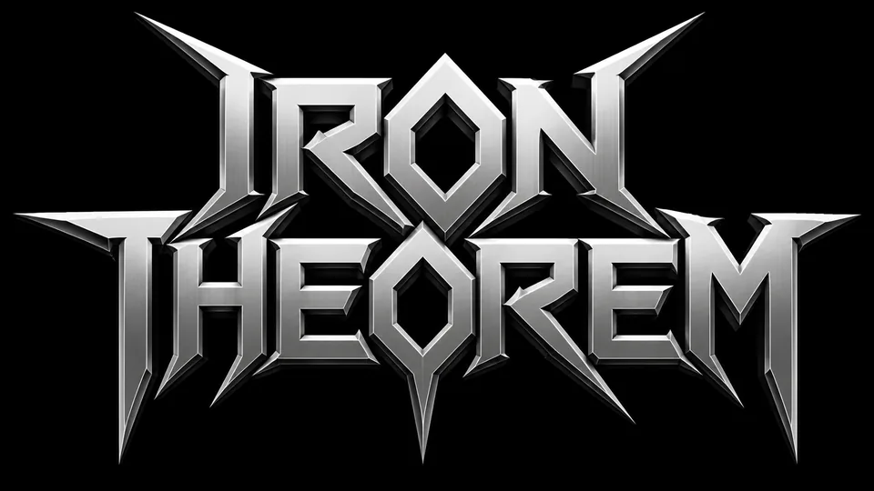 Iron Theorem angular metalcore band logo