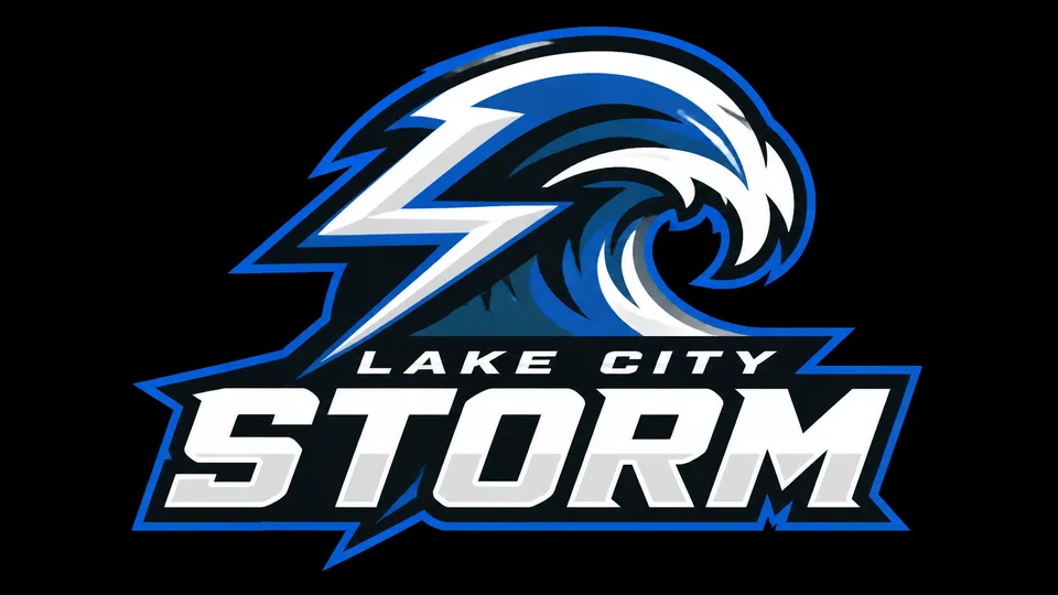 Lake City Storm custom football team logo