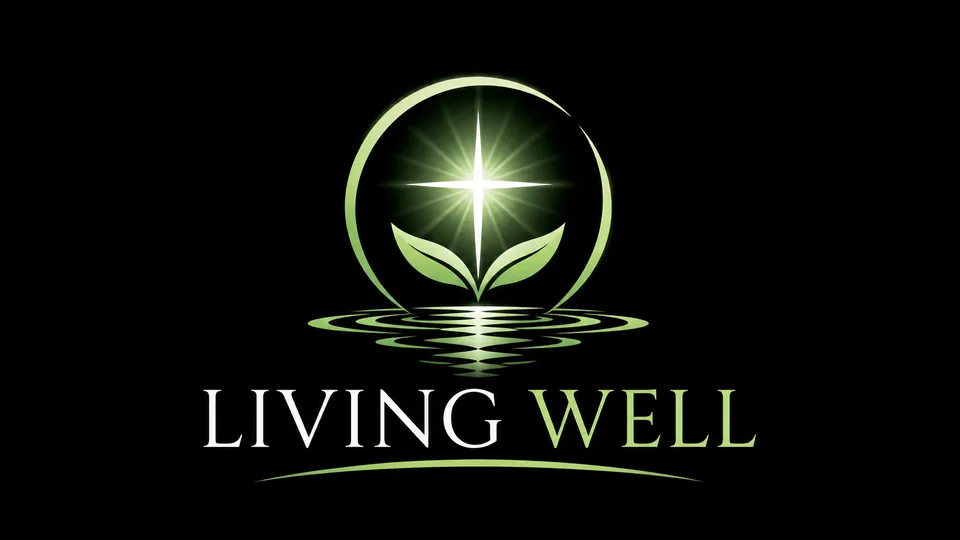 Living Well church logo generator sample
