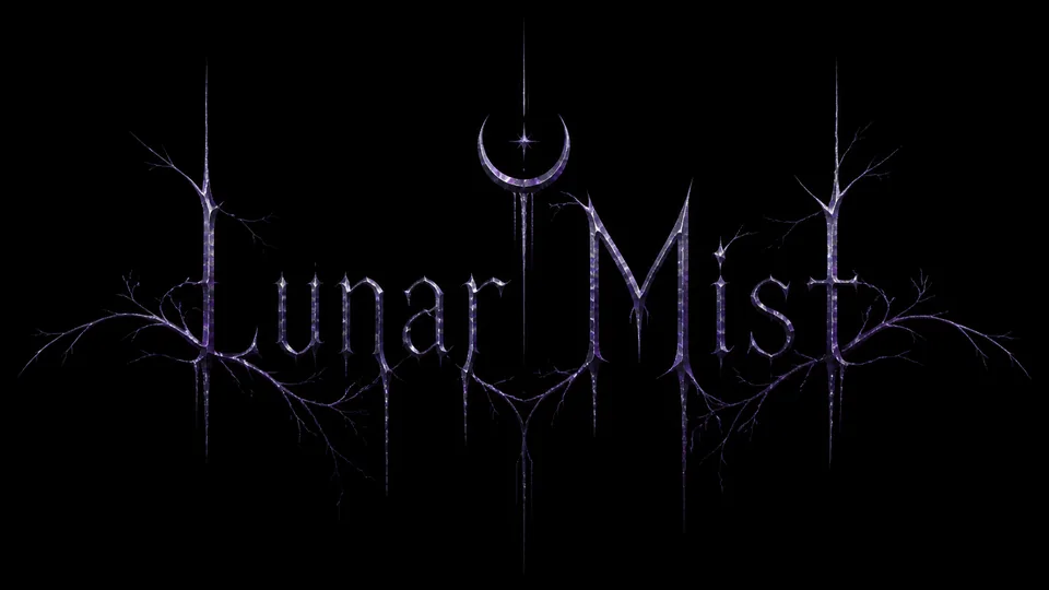 Lunar Mist atmospheric black metal logo