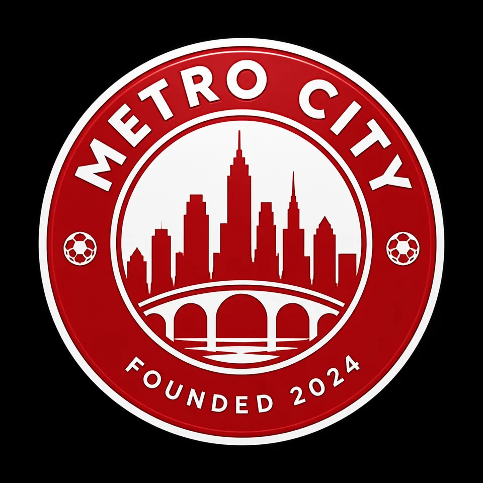 Metro City roundel soccer club logo