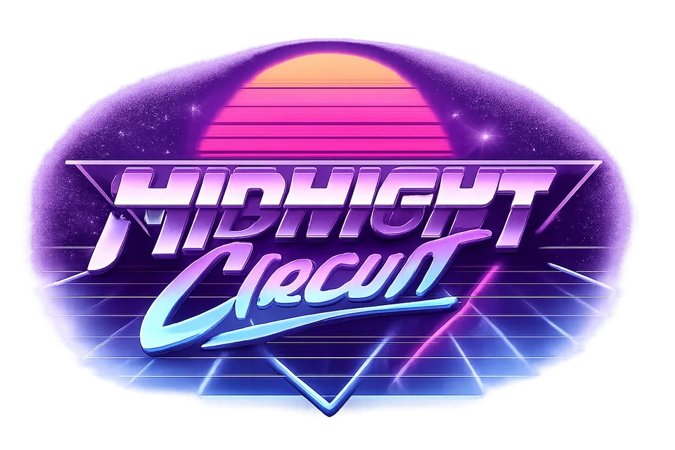Midnight Circuit 80s band logo