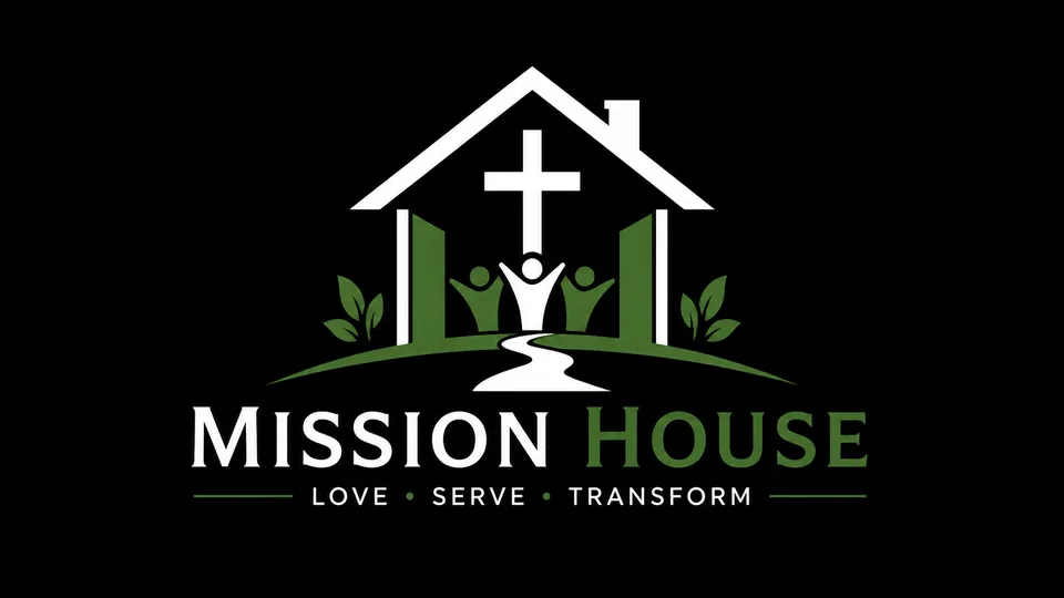 Mission House church ministry logo design
