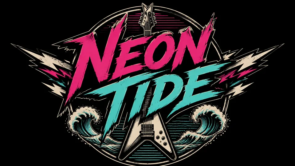 Neon Tide rock band logo