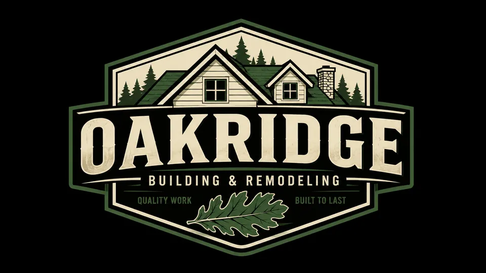Oakridge remodeling builder logo