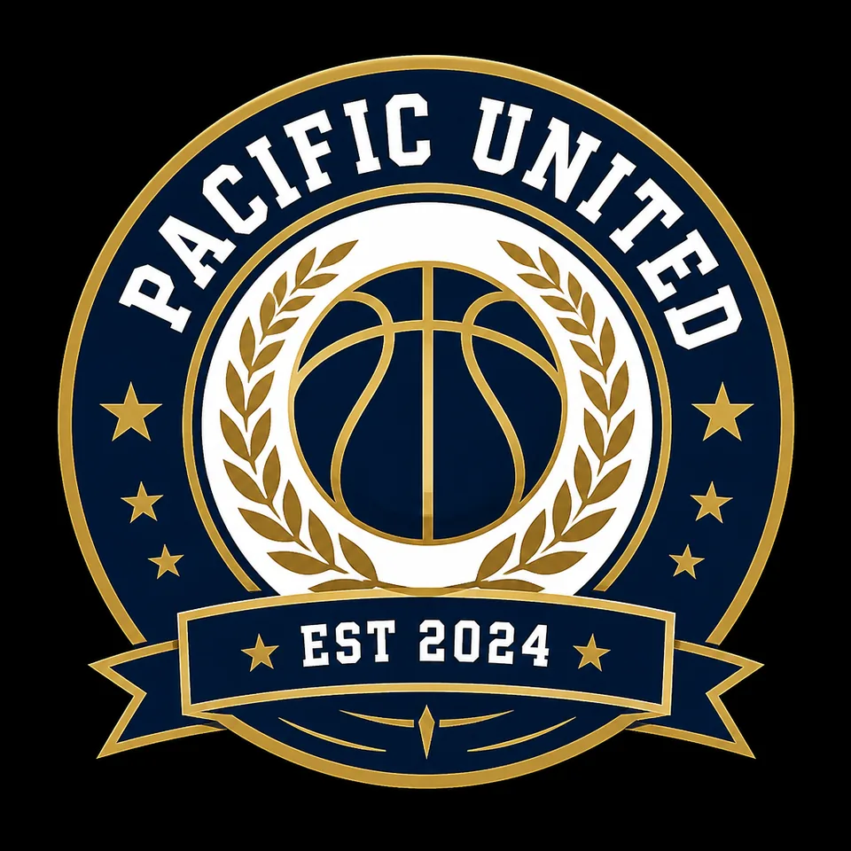 Pacific United emblem basketball logo
