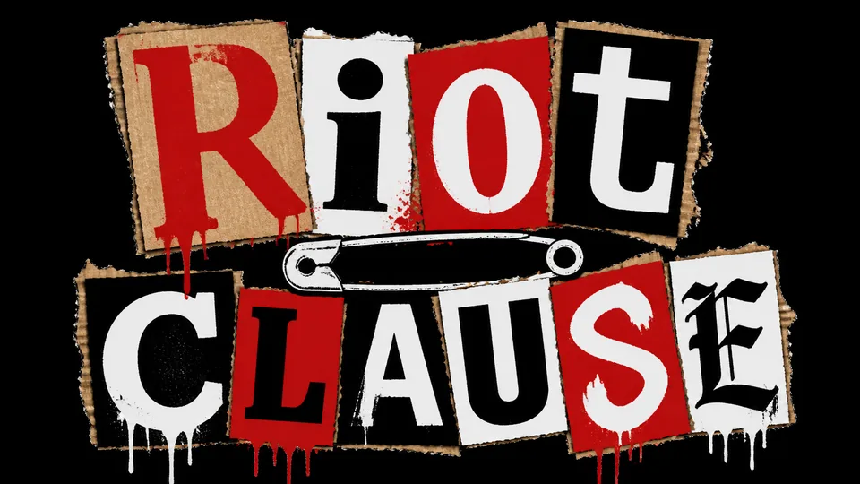 Riot Clause punk band logo design