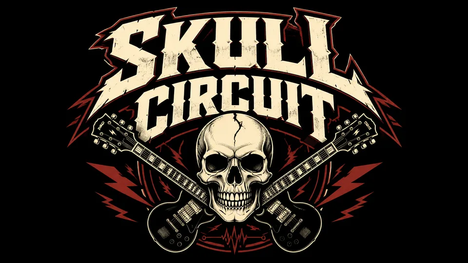 AI generated thrash metal band logo