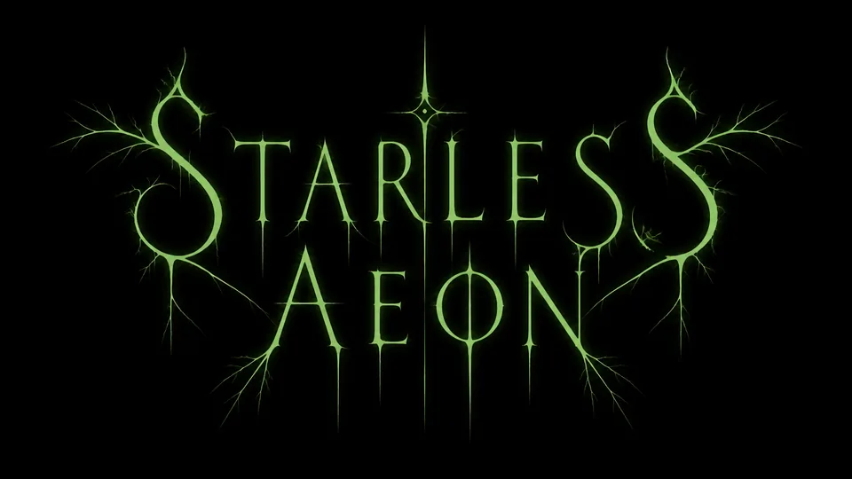 Starless Aeon atmospheric black metal logo design