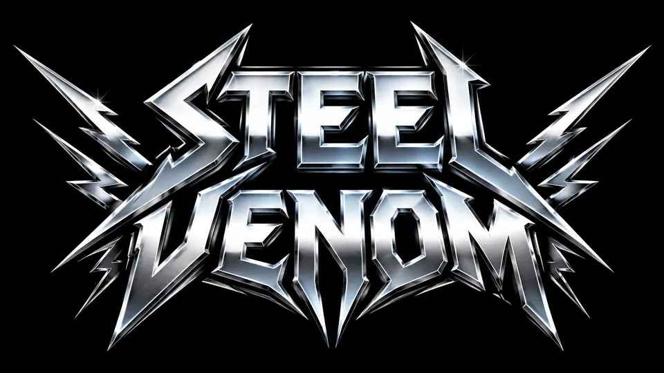 AI generated heavy metal band logo