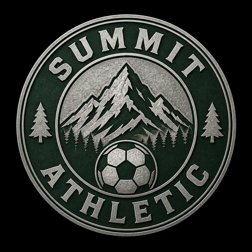 Summit Athletic roundel soccer logo design