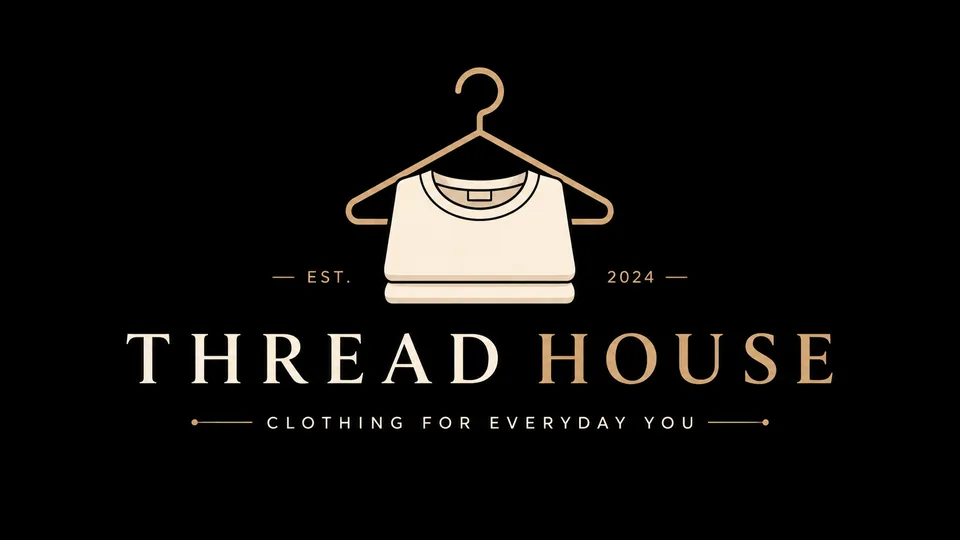 Thread House clothing store logo generator result