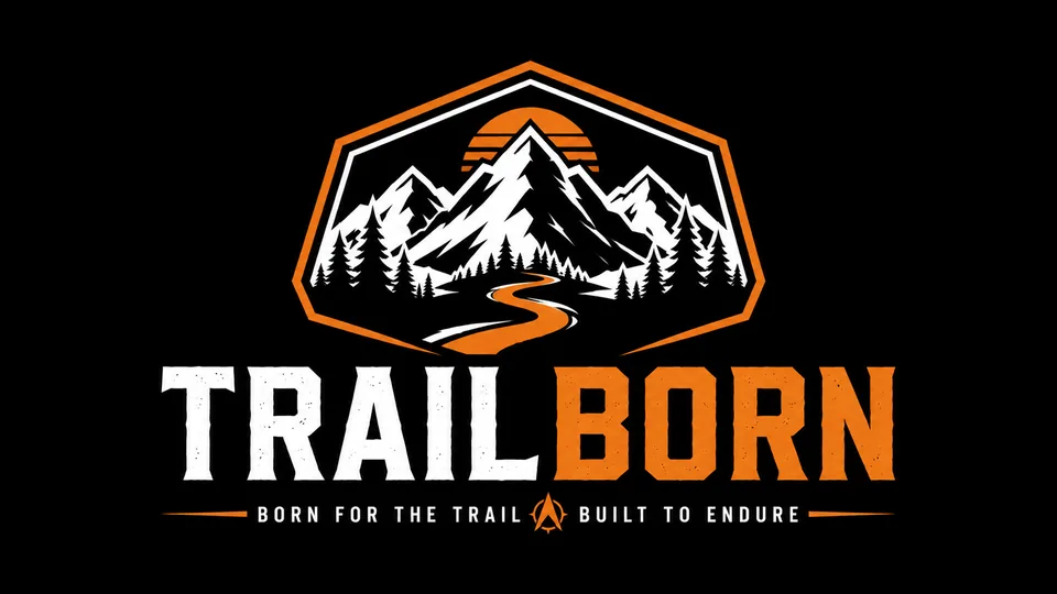 Trailborn outdoor clothing logo generator result