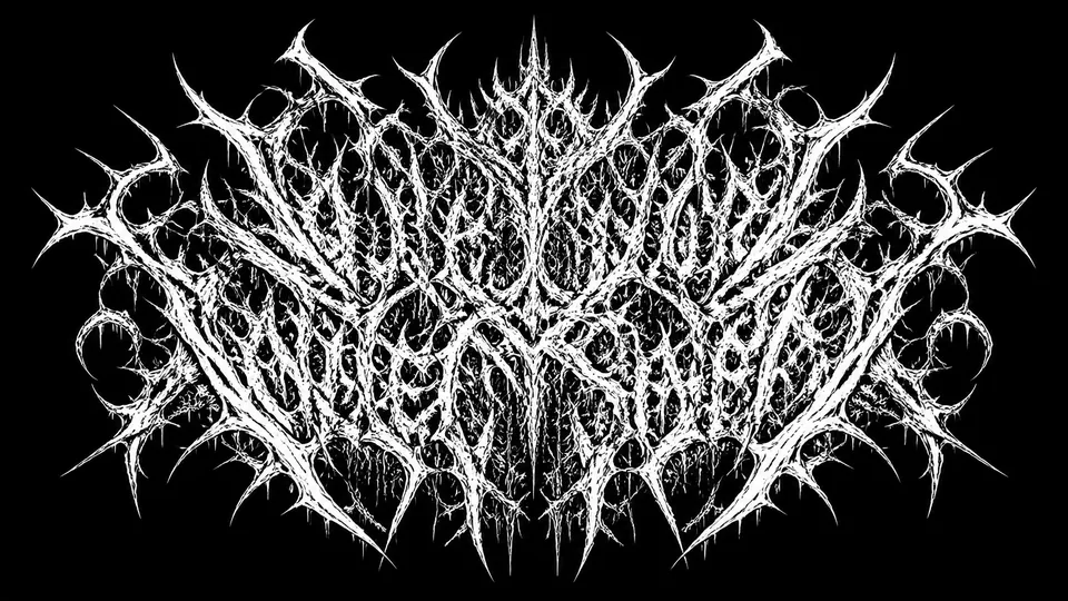 Void Scripture unreadable deathcore logo