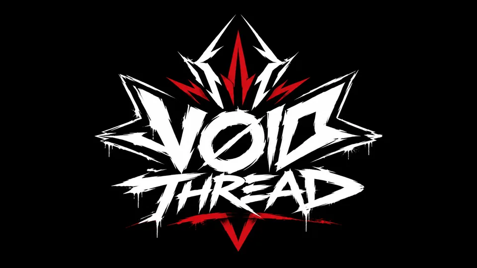 Void Thread streetwear clothing logo generator result