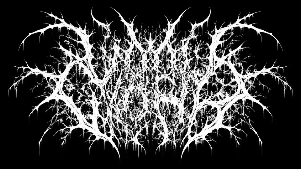 Void Womb illegible death metal logo