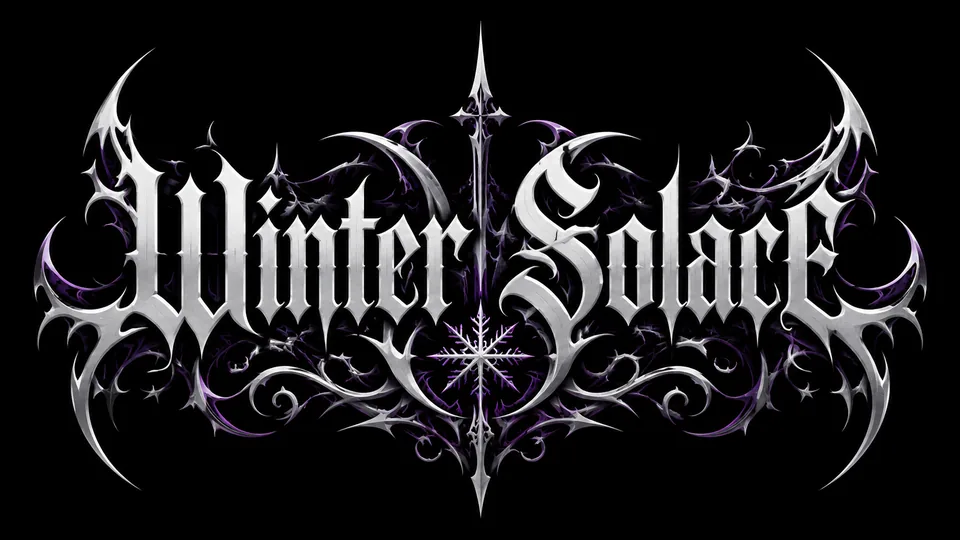 Winter Solace melodic gothic death metal logo