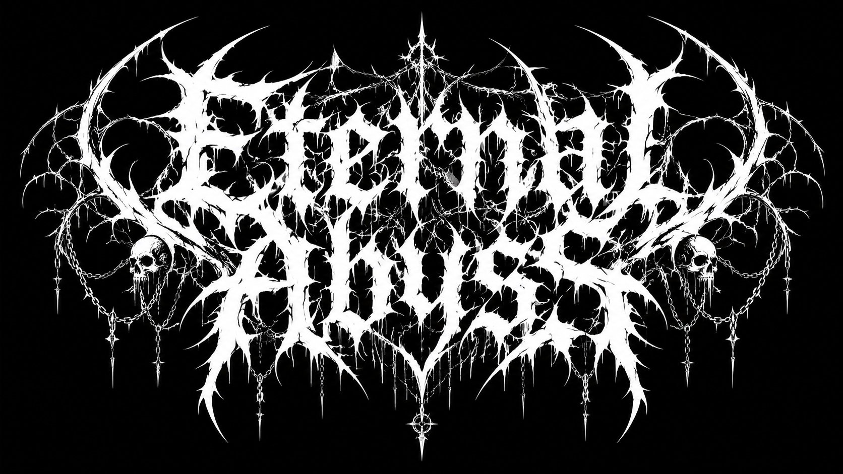 Eternal Abyss classic death metal logo
