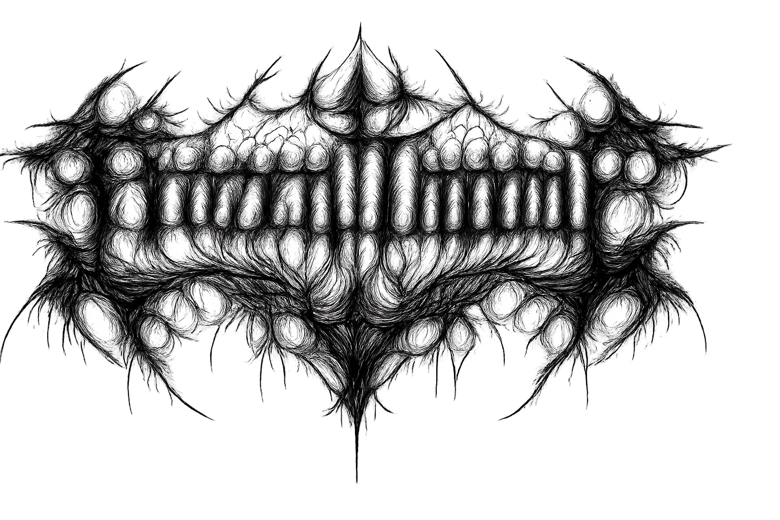 Frozen Throne black metal band logo
