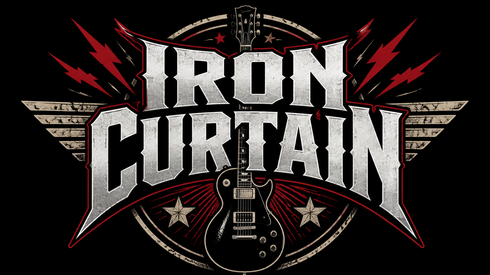 Iron Curtain rock band logo