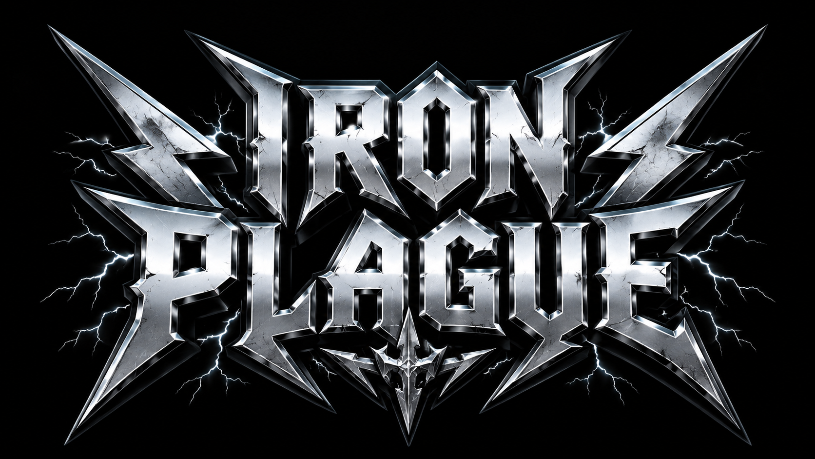 Iron Plague heavy metal band logo