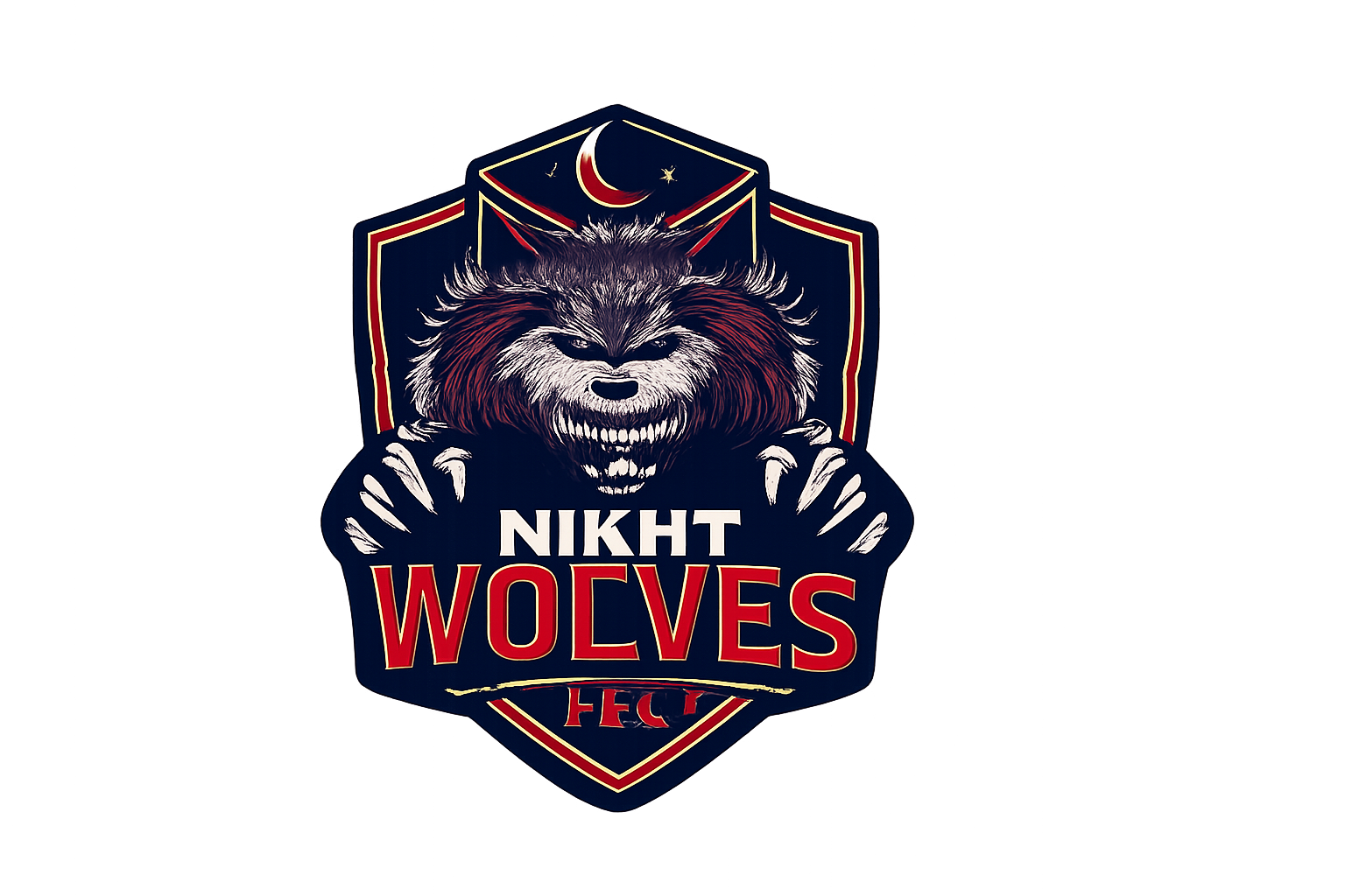 Night Wolves American football logo